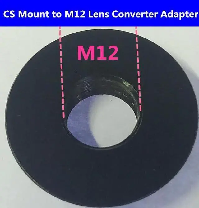 Main image of 10pcs/lots CS Mount to M12 Lens Converter Adapter MTV board lens mounted