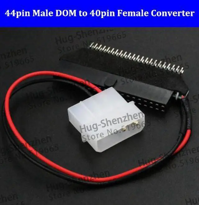 Alt view image 2 of 3 - 2.5 IDE male to 3.5 IDE female adapter 44 pin DOM male to 40 pin Female Converter Card for desktop
