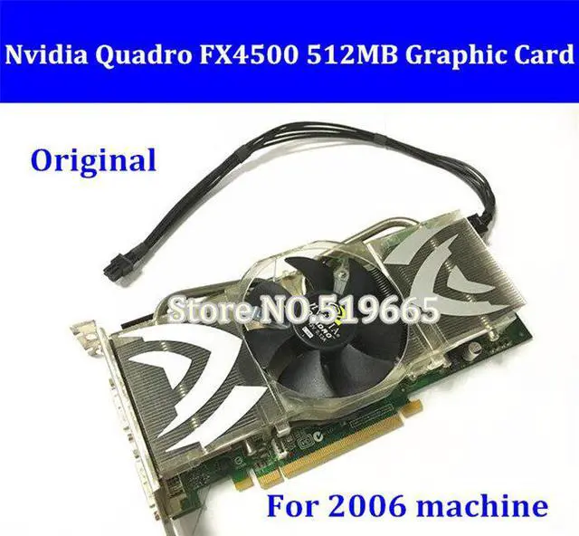 Main image of For MA356 2006 FX 4500 PCIe Graphic Card  Quadro FX4500 512MB PCI-E Video Card with mini 6pin power cable