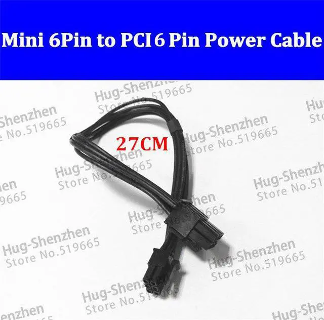 Main image of Mac pro G5 mini 6pin to pcie 6pin 6 pin video card power cable support for GTX480 gtx680--5pcs/lot