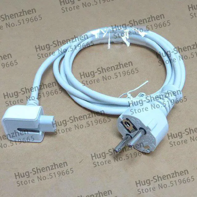 Alt view image 5 of 5 - 5pcs/lot Euro EU Plug 1.8M AC Power Adapter Extension Cable Cord for Apple iPad Macbook Air Pro Charger Adapter