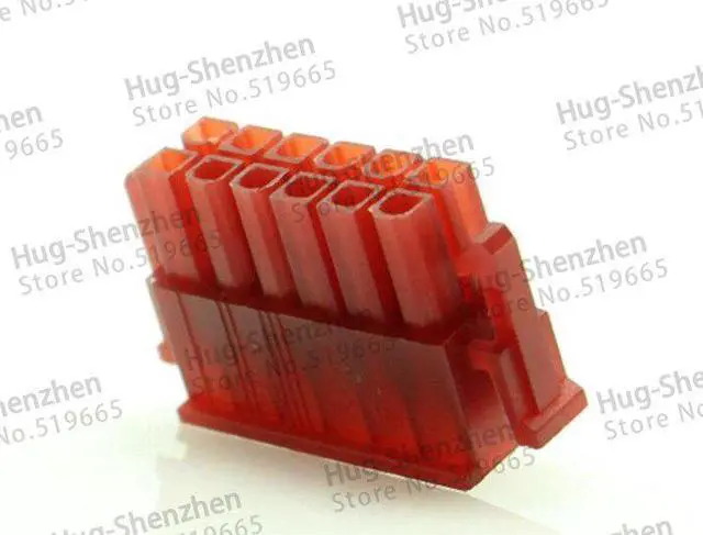 Alt view image 2 of 2 - 100pcs/lot PSU Modular Power Supply 12Pin Red Connector for Enermax