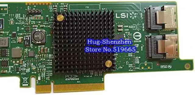 Alt view image 3 of 5 - Quality LSI SAS 9217-8i 9207-8i HBA SFF8087 Mini-SAS HD 6Gb PCI-E 3.0 X8 SAS Controller RAID Card