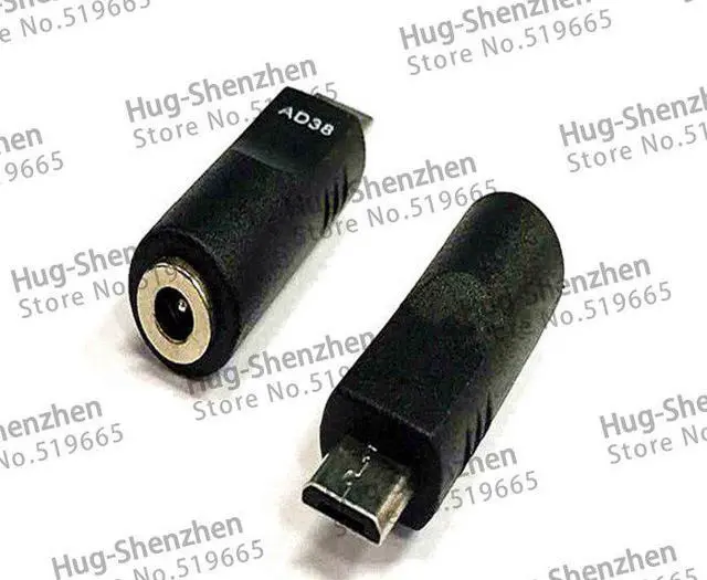 Alt view image 3 of 3 - DC3.5*1.1mm female to USB Micro 5P male  power adapter connnector for IPAD--100pcs/lot