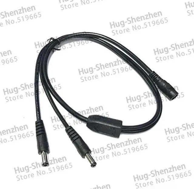 Alt view image 4 of 4 - DC Power Splitter Adapter Connector 1 Female To 2 Male Camera 5.5*2.1 12V CCTV Accessories 5pcs
