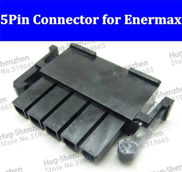 Main image of PSU Modular Power Supply 5-Pin Connector - Dual Side Lock for Enermax  50pcs/lot
