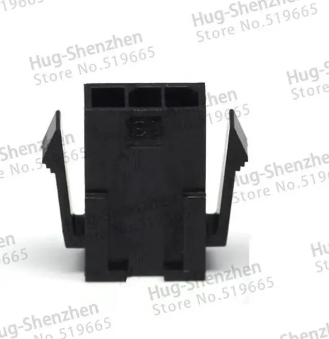 Alt view image 2 of 2 - 5557 Wholesale 500pcs molex 3.0 connector 43025 3P 3Pin black female plug shell with