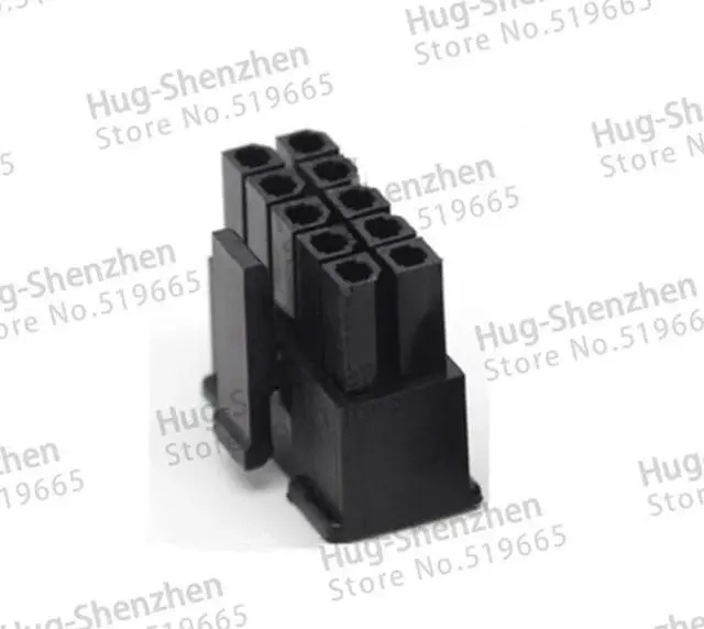 Alt view image 2 of 2 - 5557 50pcs/lot molex 3.0 2*5P black male power connector pitch 3.0mm plastic shell connector with