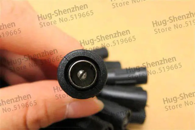 Alt view image 5 of 6 - 100pcs/lot 15cm DC connector adapter cable with 5.5*2.1 female connector to 3.5*1.35 Male connector