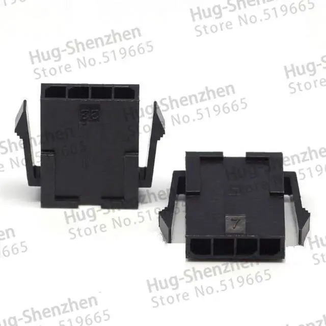 Alt view image 2 of 2 - 5557 50pcs 1*4p 4Pin Molex 3.0mm Female Connector plastic shell