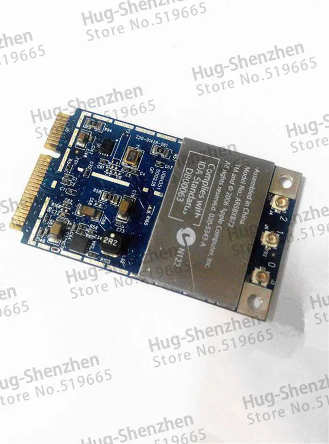 Alt view image 3 of 4 - 1PCS  2.4G 5.8G  For All Mac Pro Atheros Airport Extreme Wireless WIFI Card Mini PCIE AR5BXB72 MA970