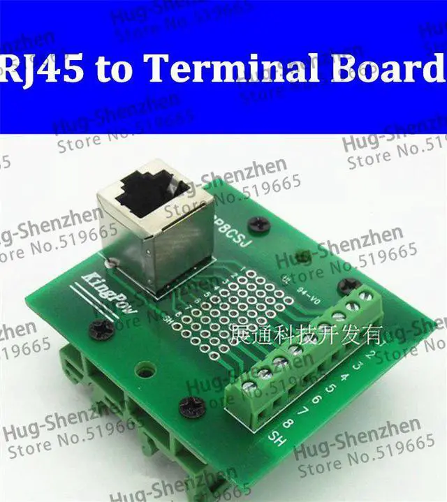Main image of RJ45-M1-02 RJ45 to terminal network interface adapter cable terminals BRK8P8CSJ 5pcs/lot