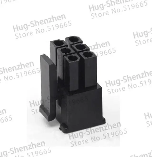 Alt view image 2 of 2 - 1000PCS Molex 3.0mm 2*3p 6Pin 43645-0600 Male Power Connector Housing 3.0mm Plastic Shell