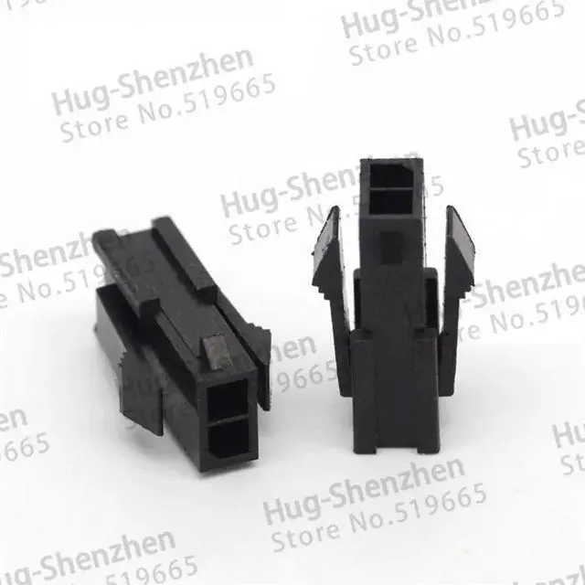 Alt view image 2 of 2 - 5557 Wholesale 500PCS Molex 3.0mm 2p 2Pin 43025 Female Power Connector Housing 3.0mm Plastic Shell