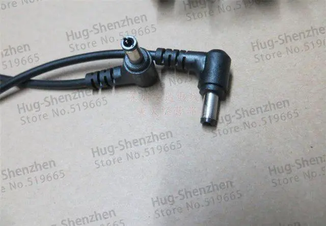 Alt view image 4 of 6 - DC Power Angle male 5.5x2.5 fork Connector Cable Plug Jack Adapter , DC Pigtail Male 90 Degree Wire 5.5*2.5 , 20pcs,