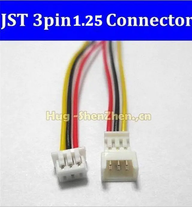 Main image of Mini Micro JST 1.25mm 3Pin cable Connector with Wire 100set/lot