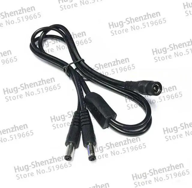 Alt view image 2 of 4 - DC Power Splitter Adapter Connector 1 Female To 2 Male Camera 5.5*2.1 12V CCTV Accessories 5pcs