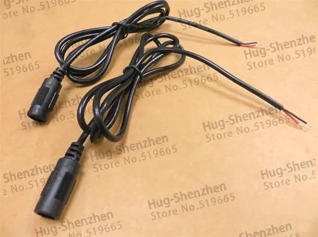 Alt view image 5 of 5 - DC power female connector power cord cable size 5.5*2.1 Power female Plug Connector for Monitoring,led light--30pcs