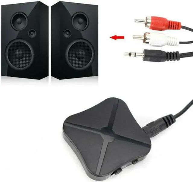 Alt view image 7 of 9 - 2 in 1 Bluetooth 5.0 Transmitter & Receiver Wireless Audio Adapter with 3.5mm Aux RCA Cable for TV Home Stereo Smartphone PC