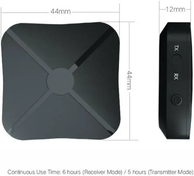Alt view image 3 of 9 - 2 in 1 Bluetooth 5.0 Transmitter & Receiver Wireless Audio Adapter with 3.5mm Aux RCA Cable for TV Home Stereo Smartphone PC