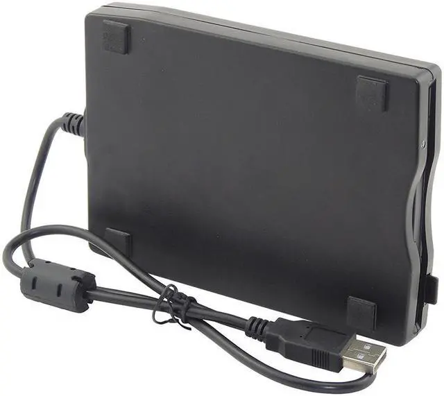 Alt view image 4 of 7 - 3.5" USB 2.0 Data External Floppy Disk Drive Portable 1.44MB USB Drive Plug and Play For Laptop PC Win 7/8/10 Mac Black