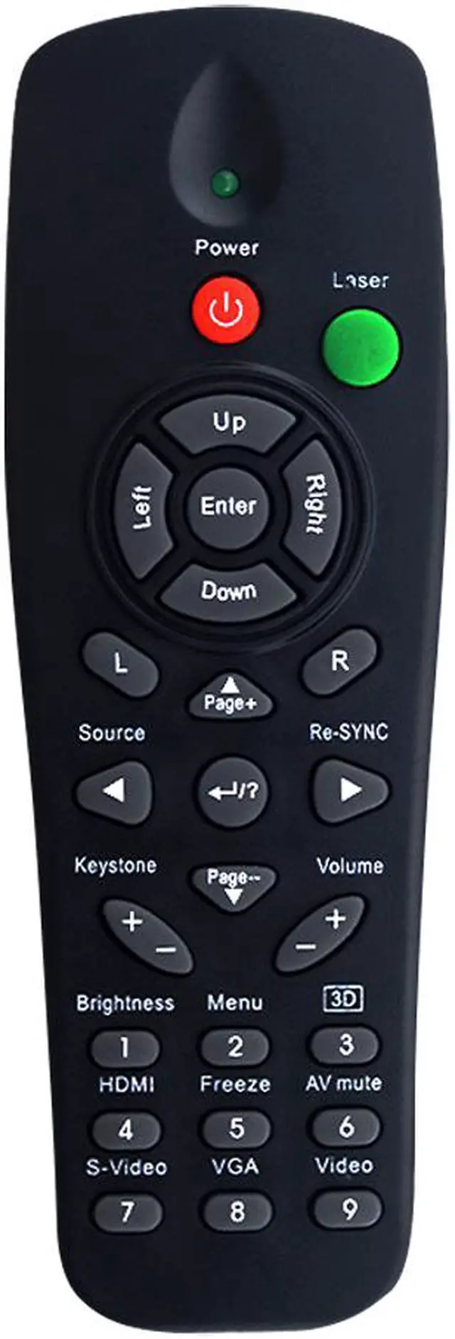 Main image of Leankle Remote Controller for Dukane Projectors ImagePro 8411WI, 8411WIM, 8414XI, 8414XIM