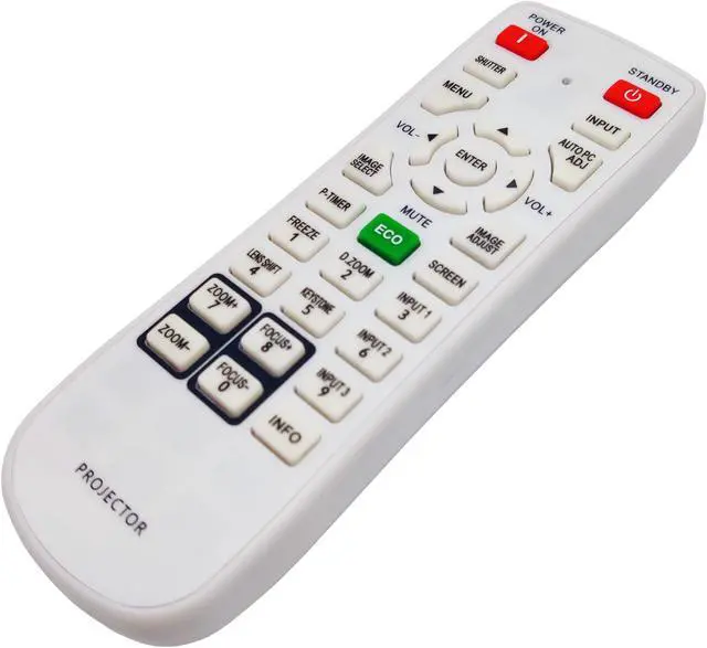 Alt view image 3 of 5 - Leankle Remote Controller N2QAYA000039 for Panasonic Projectors PT-EW530U, PT-EW630U, PT-EX500U, PT-EX600U, PT-EZ570U