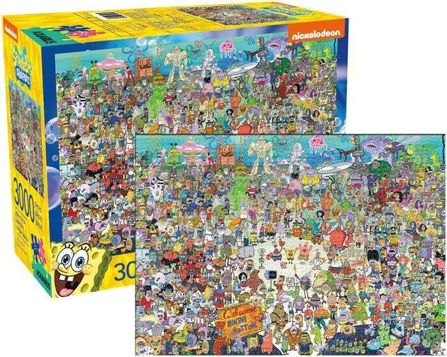 Alt view image 2 of 2 - spongebob squarepants 3,000pc puzzle