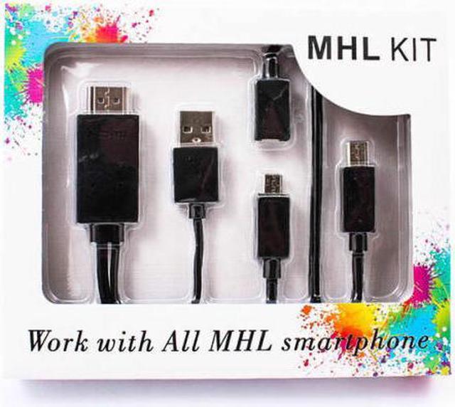 Adaptador MHL a HDMI HDTV, cable MHL para Android, cable micro USB