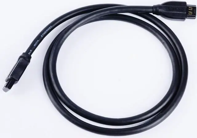 Alt view image 3 of 7 - Choseal 6 ft. HDMI Cable Black 2.0 3D 2K*4K 60Hz  HDMI to HDMI Cable  4:4:4 ARC HDR Male to Male Q8402T2