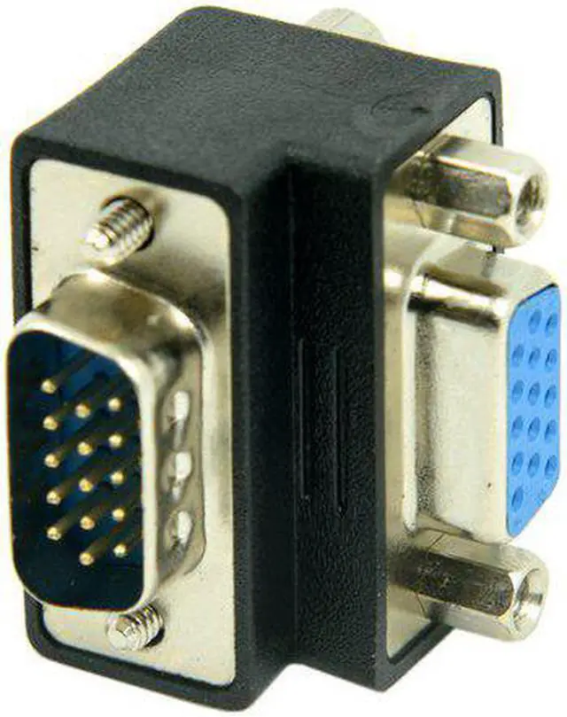 Alt view image 4 of 4 - CYDZ Right Angled 270 Degree VGA SVGA 15pin Male to Female extension Adapter