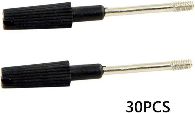 Alt view image 4 of 4 - CYDZ  30pcs Thumb Screws #4-40 UNC 47mm Length Stainless Steel Overmold for Computer Cable