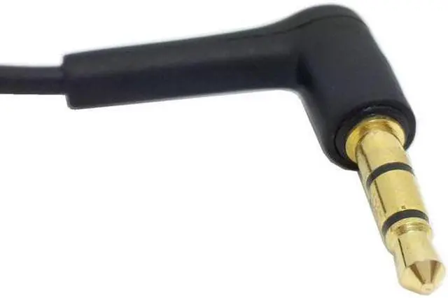 Alt view image 2 of 3 - CYDZ 90 Degree Right Angled 3.5mm 3pole Audio Stereo Male to Female Extension Cable