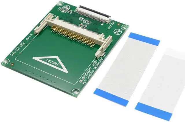 Alt view image 2 of 4 - CYDZ 1.8" Compact Flash CF Memory Card to CE Toshiba Ipod ZIF SSD HDD Adapter with 2 Cables