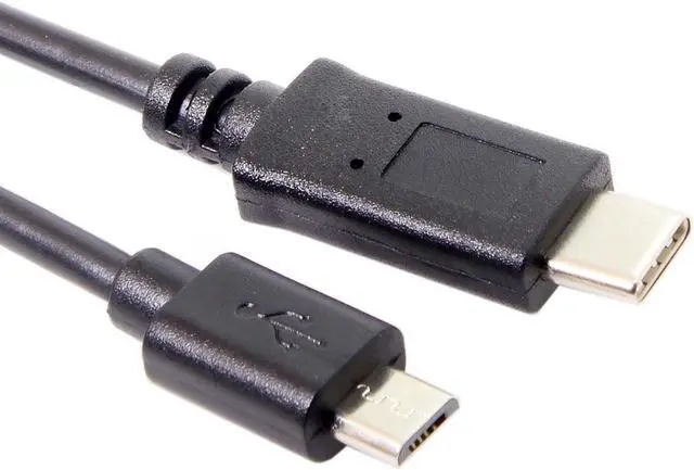 Alt view image 3 of 4 - CYDZ CY Reversible Design USB 3.0 3.1 Type C Male Connector to Micro USB 2.0 Male Data Cable for Nokia N1 Tablet &Mobile Phone