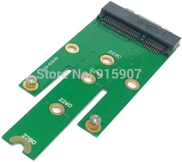 Main image of M.2 NGFF PCI-E 2 LANE Golden Finger Pin to 50mm Mini-PCIE mSATA 18+8 SSD Hard Disk PCBA