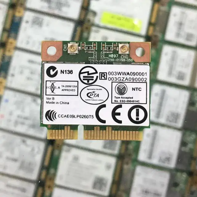 Alt view image 4 of 5 - original Atheros AR9287 AR5B97 802.11 b/g/n 150Mbps Wifi Wireless Half mini Pci-e Card Laptop internal Wi-Fi BGN WLAN Network