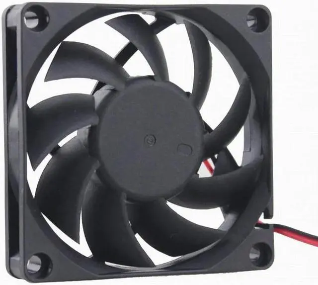 Alt view image 3 of 5 - 10 Pieces LOT 70MM 70 x 70 x 15mm 2Pin 12V DC Brushless Cooling Cooler Fan