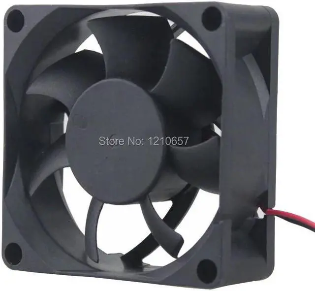 Alt view image 3 of 5 - 2 Pieces Lot Mini 2Pin 70MM 70 x 70 x 25mm 7025s 7cm 12V DC Brushless Cooler Cooling Fan