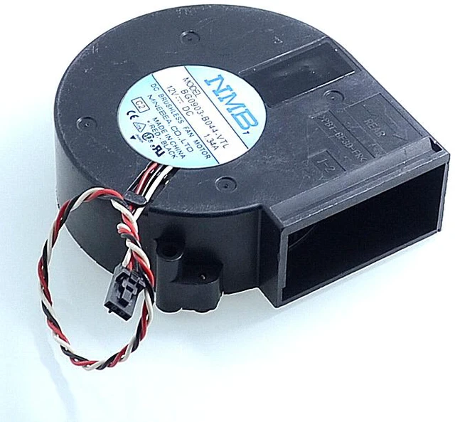 Alt view image 5 of 6 - New NMB fan turbine centrifugal fan 9733 1.34A 12v BG0903-B044-VTL CPU fan 97*97*33mm