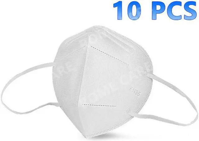 Main image of 10 Pcs KN95 Mask Reusable, Anti-pm2.5 Antivirus 5-Layer Mask Face Mask Anti-fog Haze Dustproof Non-Woven Fabrics Mask