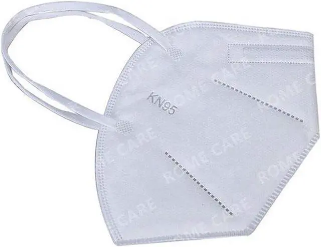 Alt view image 2 of 7 - 100 Pcs KN95 Face Mask Protective Respirator, PM2.5 5-Layer KN95 Mask Face Mask Adult Anti-fog Haze Dustproof Non-Woven Fabrics Mask White