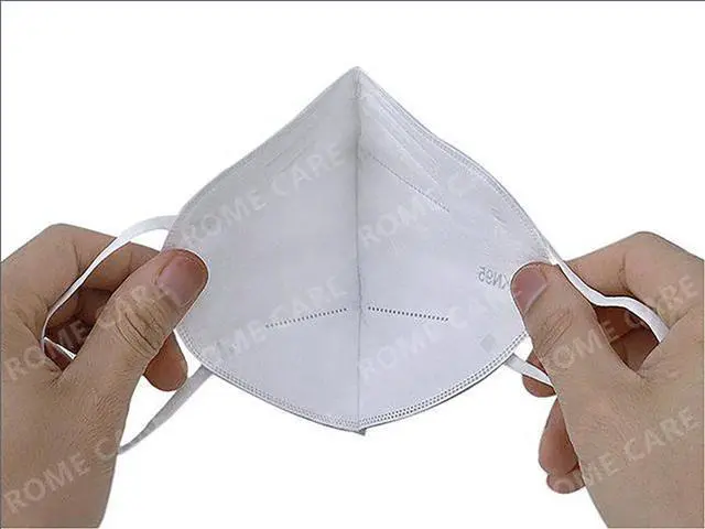 Alt view image 4 of 7 - 100 Pcs KN95 Face Mask Protective Respirator, PM2.5 5-Layer KN95 Mask Face Mask Adult Anti-fog Haze Dustproof Non-Woven Fabrics Mask White