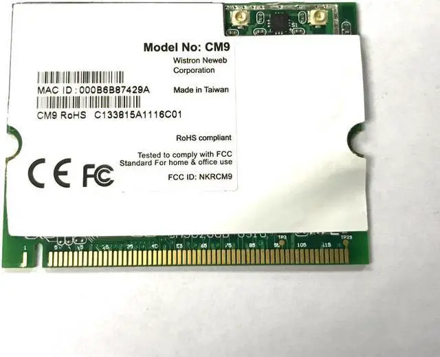 Main image of Wireless Adapter Card for  AR5213 CM9 MINI PCI a b g wireless wifi card