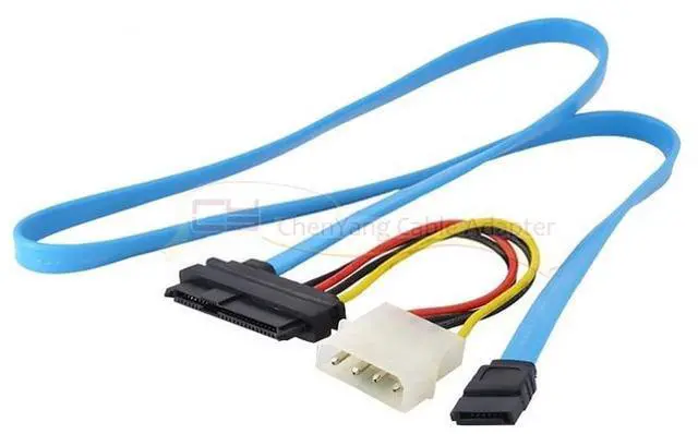 Main image of Hard Disk SFF-8482 SAS Cable 29P to 1* SATA 7PIN hdd Cable 70cm