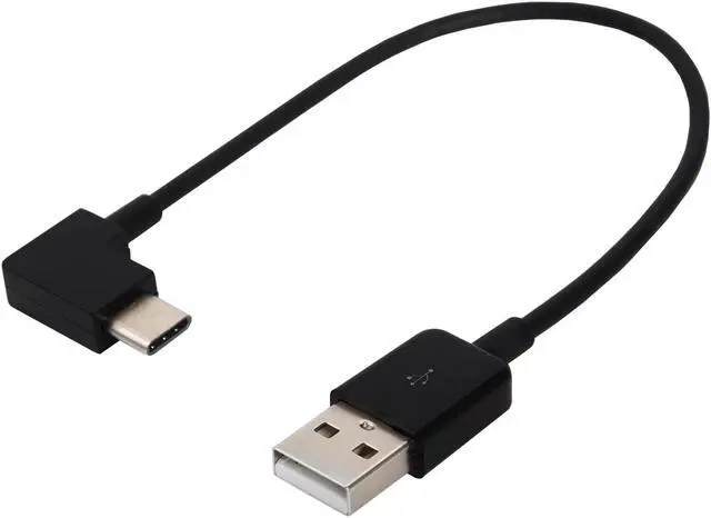 Alt view image 4 of 4 - CYDZ Right Angled Type C USB-C to USB 2.0 Cable 90 Degree Connector for Tablet & Mobile Phone 20cm