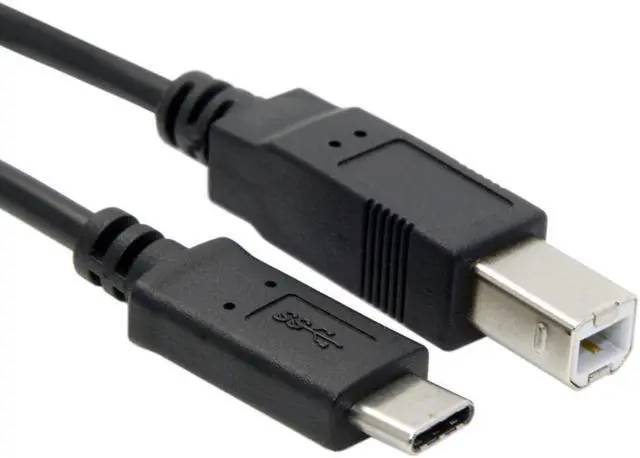 Alt view image 2 of 4 - CYDZ USB-C USB 3.1 Type C Male Connector to USB 2.0 B Type Male Data Cable for Cell Phone & Notebook & Laptop