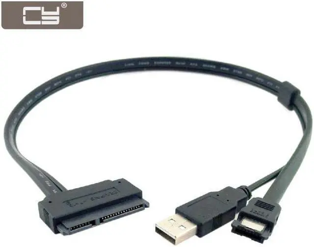 Main image of CYDZ 50cm 2 5" inch Hard Disk Drive SATA 22Pin to eSATA Data USB Powered Cable