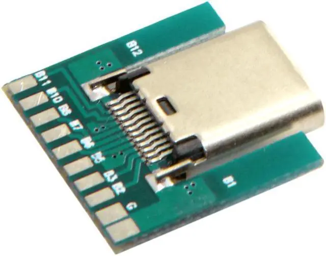 Alt view image 2 of 4 - CYDZ DIY 24pin USB 3.1 Type C Female Socket Connector SMT type with PC Board