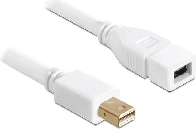 Alt view image 4 of 4 - CYDZ 6ft Mini DisplayPort male to Mini DP DisplayPort Female extension cable 1.8m for  LED Cinema Display